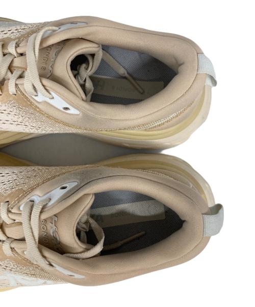 HOKAONEONE（ホカオネオネ）HOKAONEONE (ホカオネオネ) BONDI 9 アイボリー サイズ:23.5cmの古着・服飾アイテム