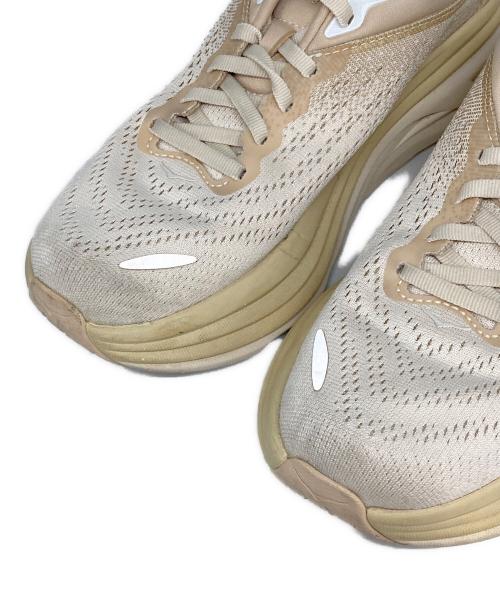 HOKAONEONE（ホカオネオネ）HOKAONEONE (ホカオネオネ) BONDI 9 アイボリー サイズ:23.5cmの古着・服飾アイテム