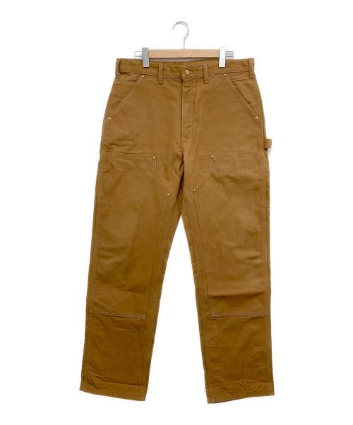 CarHartt（カーハート）CarHartt (カーハート) ダブルニーペインターパンツ ブラウン サイズ:86cm (W34)の古着・服飾アイテム