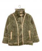 OOF WEARオーフウエア）の古着「フェイクシープスキンジャケット」｜カーキ