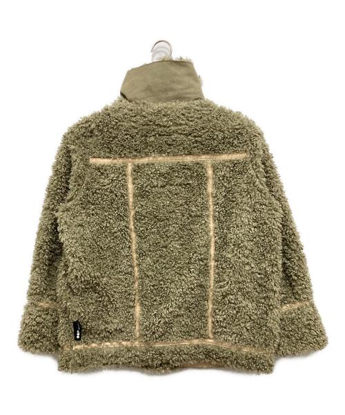 OOF WEAR（オーフウエア）OOF WEAR (オーフウエア) フェイクシープスキンジャケット カーキ サイズ:XLの古着・服飾アイテム