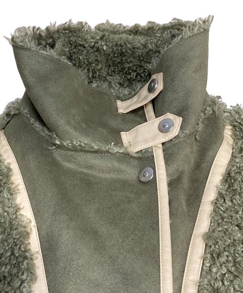 OOF WEAR（オーフウエア）OOF WEAR (オーフウエア) フェイクシープスキンジャケット カーキ サイズ:XLの古着・服飾アイテム