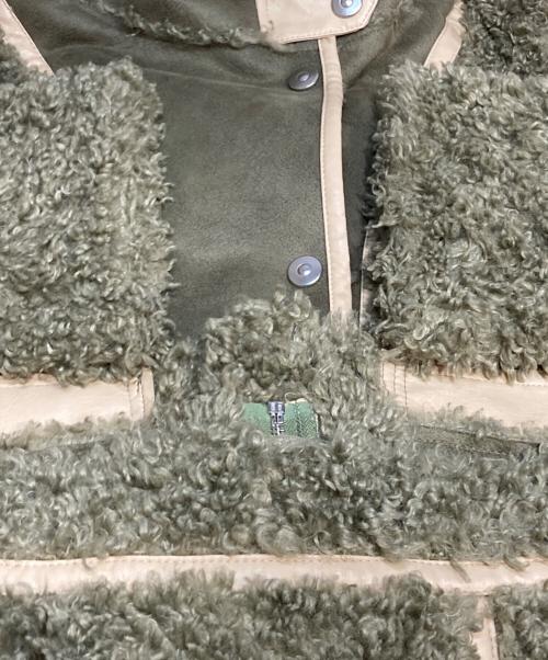 OOF WEAR（オーフウエア）OOF WEAR (オーフウエア) フェイクシープスキンジャケット カーキ サイズ:XLの古着・服飾アイテム