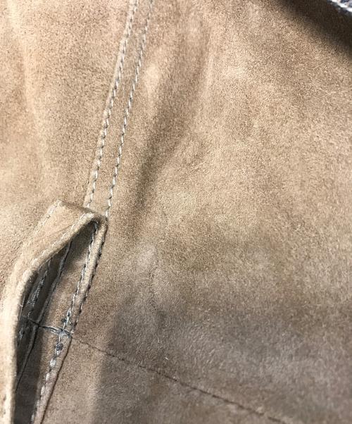 D&G（ディーアンドジー）D&G (ディーアンドジー) スエードコート ベージュ サイズ:Ｍの古着・服飾アイテム