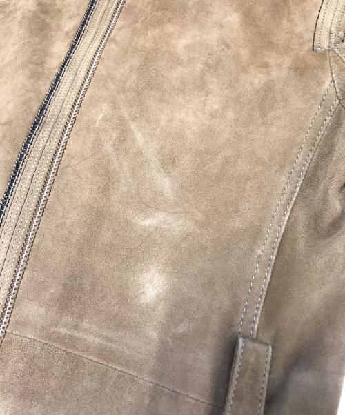 D&G（ディーアンドジー）D&G (ディーアンドジー) スエードコート ベージュ サイズ:Ｍの古着・服飾アイテム