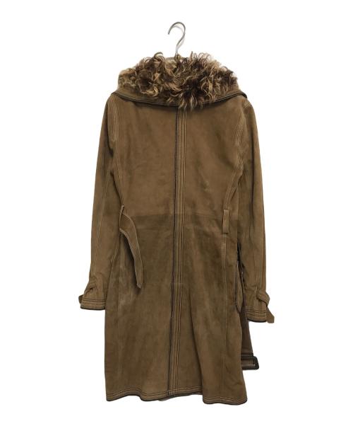 D&G（ディーアンドジー）D&G (ディーアンドジー) スエードコート ベージュ サイズ:Ｍの古着・服飾アイテム