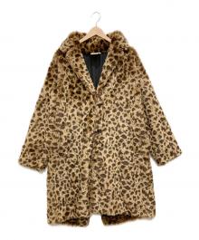 &ellecy（アンドエルシー）の古着「レオパード柄コート」｜ブラウン
