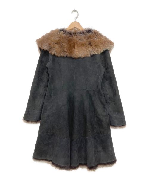 MERION（メリオン）MERION (メリオン) ムートンコート ブラック サイズ:9の古着・服飾アイテム