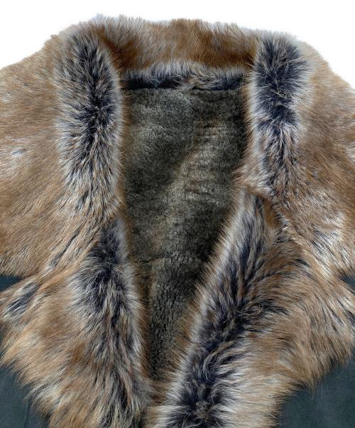 MERION（メリオン）MERION (メリオン) ムートンコート ブラック サイズ:9の古着・服飾アイテム