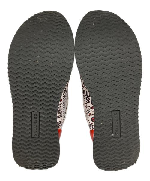 SKECHERS（スケッチャーズ）SKECHERS (スケッチャーズ) KANSAI YAMAMOTO (カンサイ ヤマモト) 厚底スニーカー ホワイト×レッド サイズ:24cmの古着・服飾アイテム