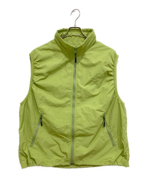 KEBOZ（ケボズ）KEBOZ (ケボズ) NYLON SPORT VEST 黄緑 サイズ:Lの古着・服飾アイテム