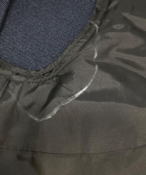 FOXEY NEWYORK（フォクシーニューヨーク）FOXEY NEWYORK (フォクシーニューヨーク) 異素材ワンピース ネイビー サイズ:Mの古着・服飾アイテム