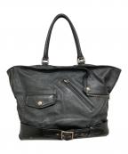 beautiful peopleビューティフルピープル）の古着「ライダーストートバッグ」｜ブラック