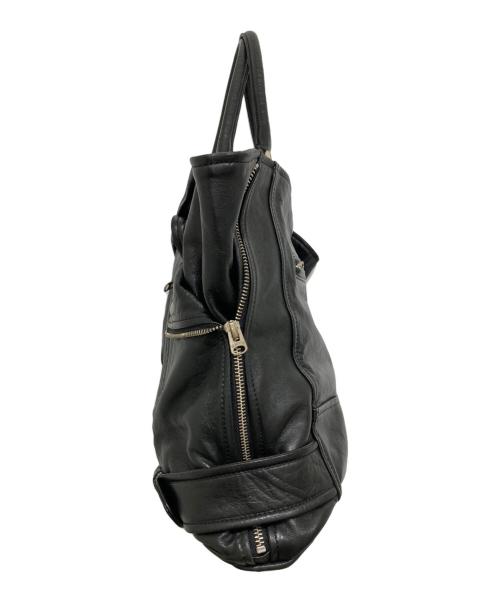 beautiful people（ビューティフルピープル）beautiful people (ビューティフルピープル) ライダーストートバッグ ブラックの古着・服飾アイテム