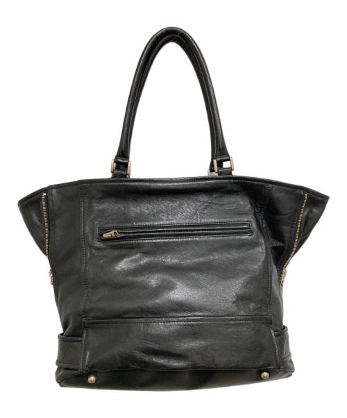 beautiful people（ビューティフルピープル）beautiful people (ビューティフルピープル) ライダーストートバッグ ブラックの古着・服飾アイテム