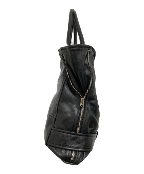 beautiful people（ビューティフルピープル）beautiful people (ビューティフルピープル) ライダーストートバッグ ブラックの古着・服飾アイテム