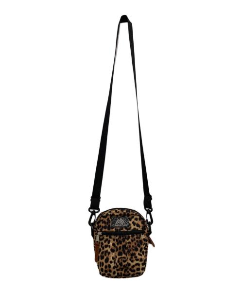 GREGORY（グレゴリー）GREGORY (グレゴリー) レオーパード柄ショルダーポーチ ベージュの古着・服飾アイテム