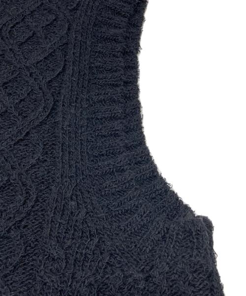 PHIGVEL（フィグベル）PHIGVEL (フィグベル) ニットベスト ブラック サイズ:不明の古着・服飾アイテム