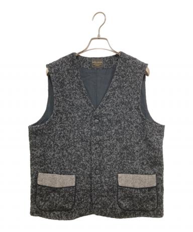 【未使用品】GLADHAND COLLEGIATE NO COLLAR VEST BY GLADHAND/COLLEGIATE-CORDUROY NO COLLAR VEST - T-bird