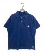 Porter Classicポータークラシック）の古着「ワッペン付ポロシャツ」｜ブルー
