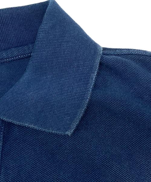 Porter Classic（ポータークラシック）Porter Classic (ポータークラシック) ワッペン付ポロシャツ ブルー サイズ:Sの古着・服飾アイテム