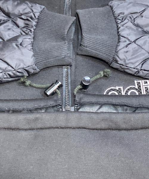 adidas（アディダス）adidas (アディダス) 80-90sキルティングジャケット ブラック サイズ:XLの古着・服飾アイテム