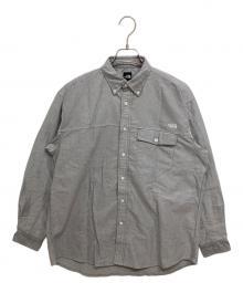 THE NORTH FACE（ザ ノース フェイス）の古着「フラッシュドライヌプシシャツ」｜ブラックシャンブレー