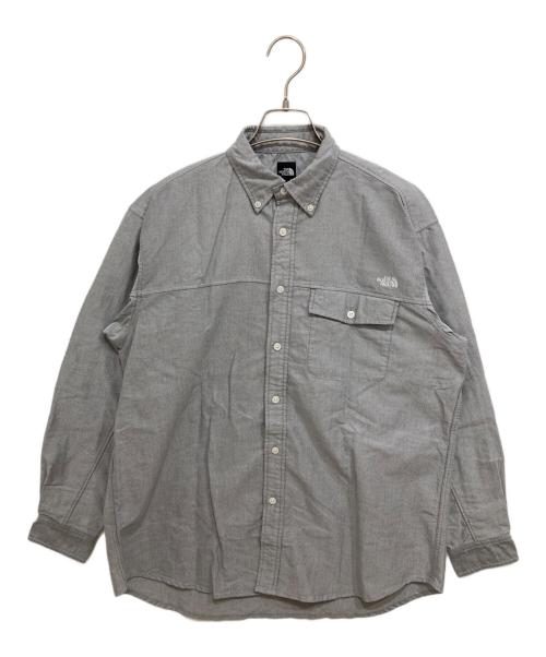 THE NORTH FACE（ザ ノース フェイス）THE NORTH FACE (ザ ノース フェイス) フラッシュドライヌプシシャツ ブラックシャンブレー サイズ:XSの古着・服飾アイテム