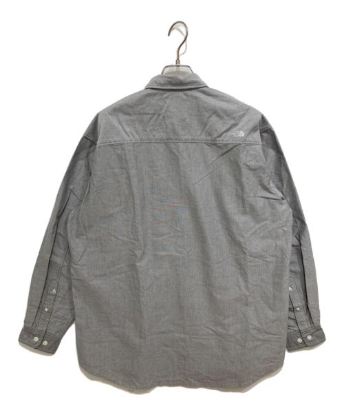 THE NORTH FACE（ザ ノース フェイス）THE NORTH FACE (ザ ノース フェイス) フラッシュドライヌプシシャツ ブラックシャンブレー サイズ:XSの古着・服飾アイテム