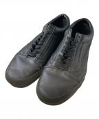 VANSヴァンズ）の古着「OLD SKOOL LEATHER(オールドスクールレザー)」｜ブラック
