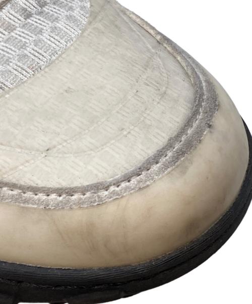 STONE ISLAND（ストーンアイランド）STONE ISLAND (ストーンアイランド) フットボールパネルスニーカー ホワイト サイズ:26.5.cmの古着・服飾アイテム