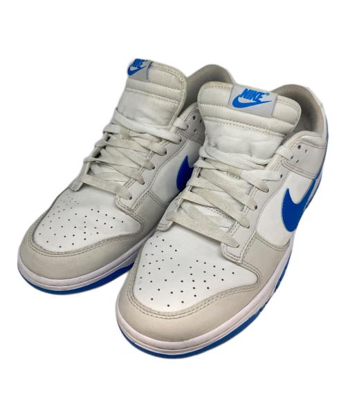 NIKE（ナイキ）NIKE (ナイキ) DUNK LOW RETRO ホワイト×ブルー サイズ:28.5cmの古着・服飾アイテム