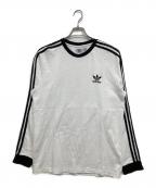 adidas Originalsアディダスオリジナル）の古着「U 3ST LS TEE」｜ホワイト×ブラック