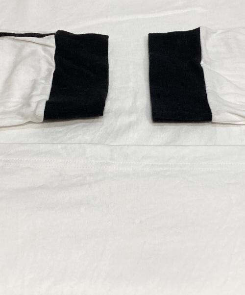 adidas Originals（アディダスオリジナル）adidas Originals (アディダスオリジナル) U 3ST LS TEE ホワイト×ブラック サイズ:2XLの古着・服飾アイテム