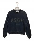 MSGMエムエスジーエム）の古着「ロゴスウェット」｜ブラック