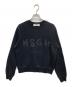 MSGM（エムエスジーエム）の古着「ロゴスウェット」｜ブラック