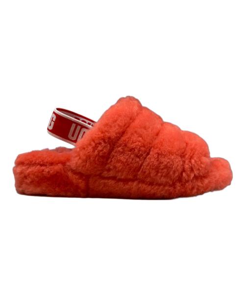 UGG（アグ）UGG (アグ) ムートンサンダル レッド サイズ:24cmの古着・服飾アイテム