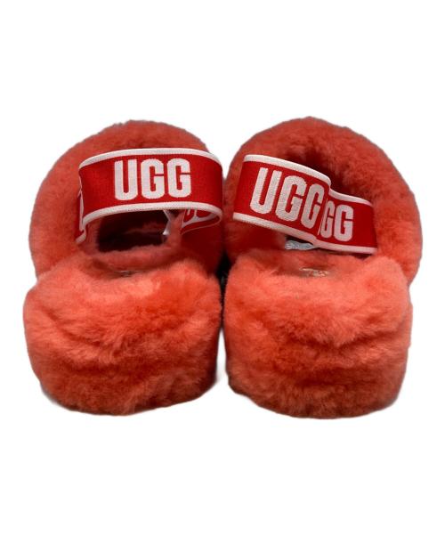 UGG（アグ）UGG (アグ) ムートンサンダル レッド サイズ:24cmの古着・服飾アイテム