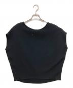 SOEJUソージュ）の古着「ショートスリーブコクーンブラウス」｜ブラック