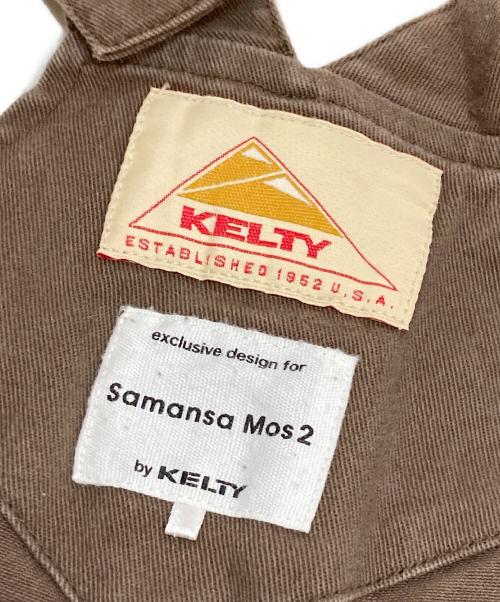 Samansa Mos2（サマンサモスモス）Samansa Mos2 (サマンサモスモス) KELTY (ケルティ) ツイルジップサロペット ブラウン サイズ:Freeの古着・服飾アイテム