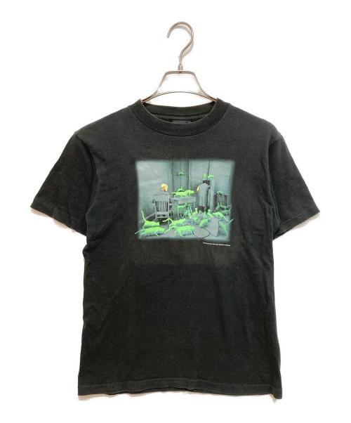 FOTOFOLIO（フォトフォリオ）FOTOFOLIO (フォトフォリオ) SANDY SKOGLUND 90sアートTシャツ ブラック サイズ:14-16の古着・服飾アイテム