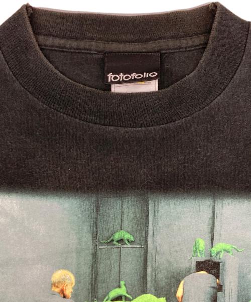 FOTOFOLIO（フォトフォリオ）FOTOFOLIO (フォトフォリオ) SANDY SKOGLUND 90sアートTシャツ ブラック サイズ:14-16の古着・服飾アイテム