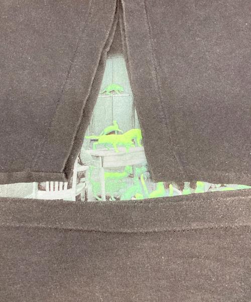 FOTOFOLIO（フォトフォリオ）FOTOFOLIO (フォトフォリオ) SANDY SKOGLUND 90sアートTシャツ ブラック サイズ:14-16の古着・服飾アイテム