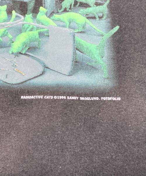 FOTOFOLIO（フォトフォリオ）FOTOFOLIO (フォトフォリオ) SANDY SKOGLUND 90sアートTシャツ ブラック サイズ:14-16の古着・服飾アイテム