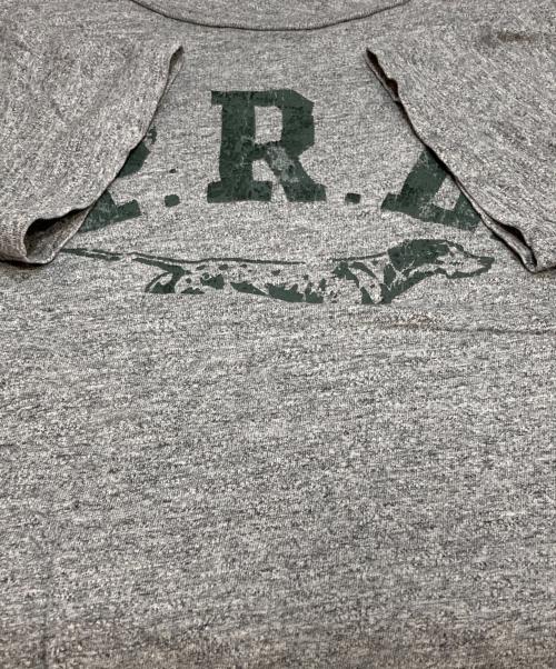 POLO RALPH LAUREN（ポロ・ラルフローレン）POLO RALPH LAUREN (ポロ・ラルフローレン) ヴィンテージ加工Tシャツ グレー サイズ:Lの古着・服飾アイテム