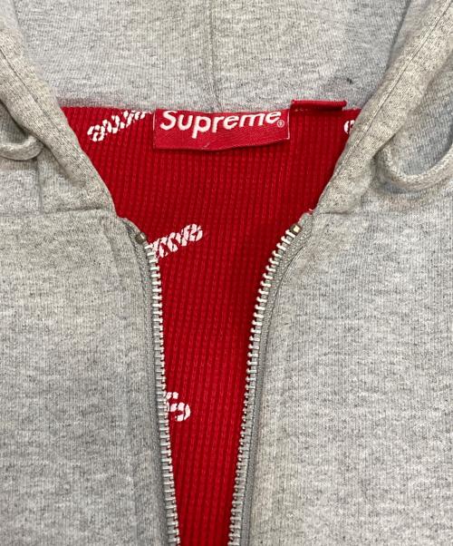 SUPREME（シュプリーム）SUPREME (シュプリーム) Small Box Thermal Zip Up Sweat グレー サイズ:Mの古着・服飾アイテム