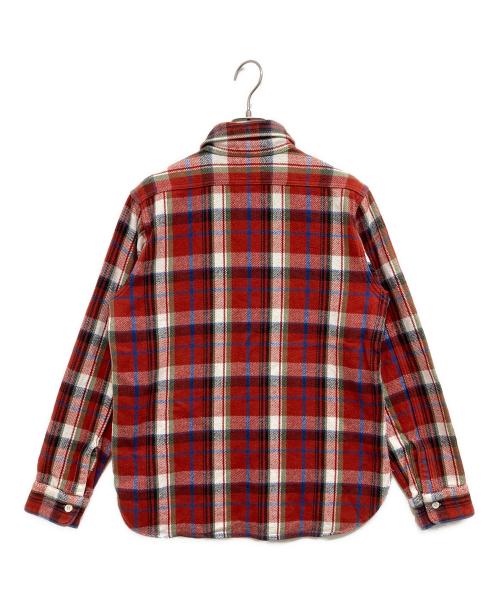 WAREHOUSE（ウエアハウス）WAREHOUSE (ウエアハウス) フランネルシャツ レッド サイズ:Mの古着・服飾アイテム
