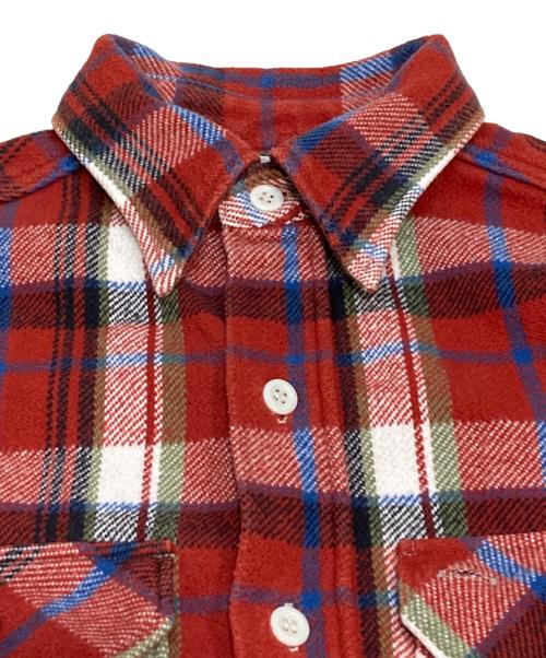 WAREHOUSE（ウエアハウス）WAREHOUSE (ウエアハウス) フランネルシャツ レッド サイズ:Mの古着・服飾アイテム