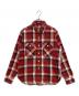 WAREHOUSE（ウエアハウス）の古着「フランネルシャツ」｜レッド