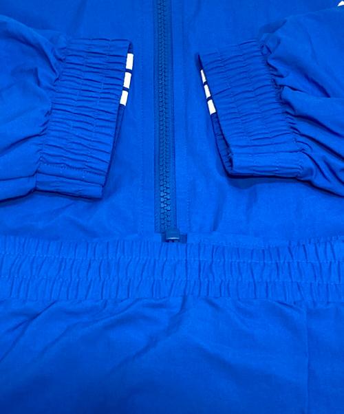 adidas（アディダス）adidas (アディダス) ウーブンファイヤーバードトラックトップ ブルー サイズ:3XLの古着・服飾アイテム